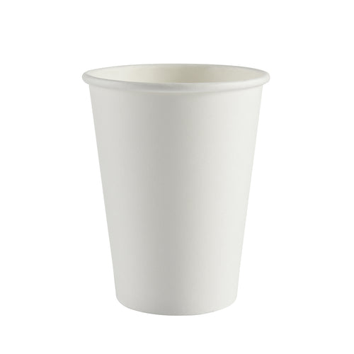 12oz White Paper Cup - On Sale