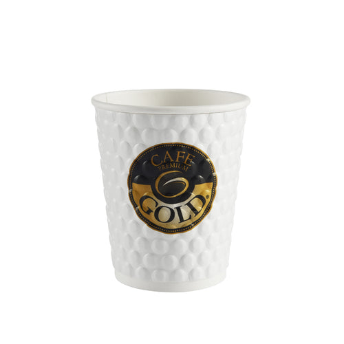 8oz Dot Embossed Paper Cup - Custom Printing