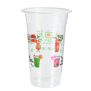 500ml PP Plastic Cup - Custom Printing