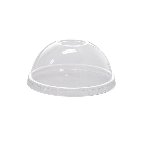 Lucky Pack LTD-097-036PET Clear Lid PET Dome Straw Slot , fit 14oz /16oz/20oz/24oz PP Cups